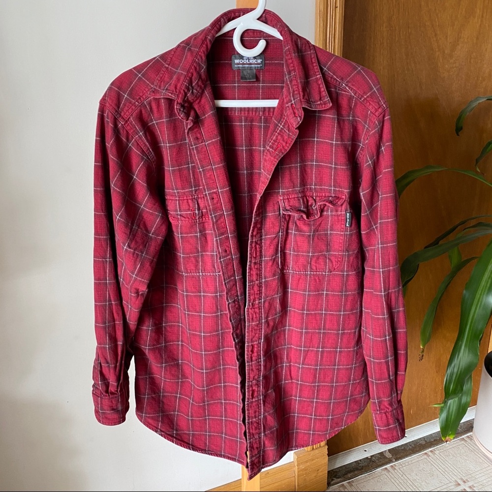 Woolrich Plaid Button-Up Shirt